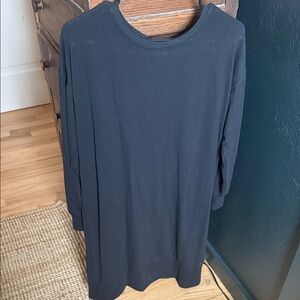 Ellen Tracy Black Long Sleeve Dress